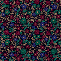 Tissu en coton 100 % personnalisable, 120 g/m², impression numérique, tissu en coton floral personnalisé