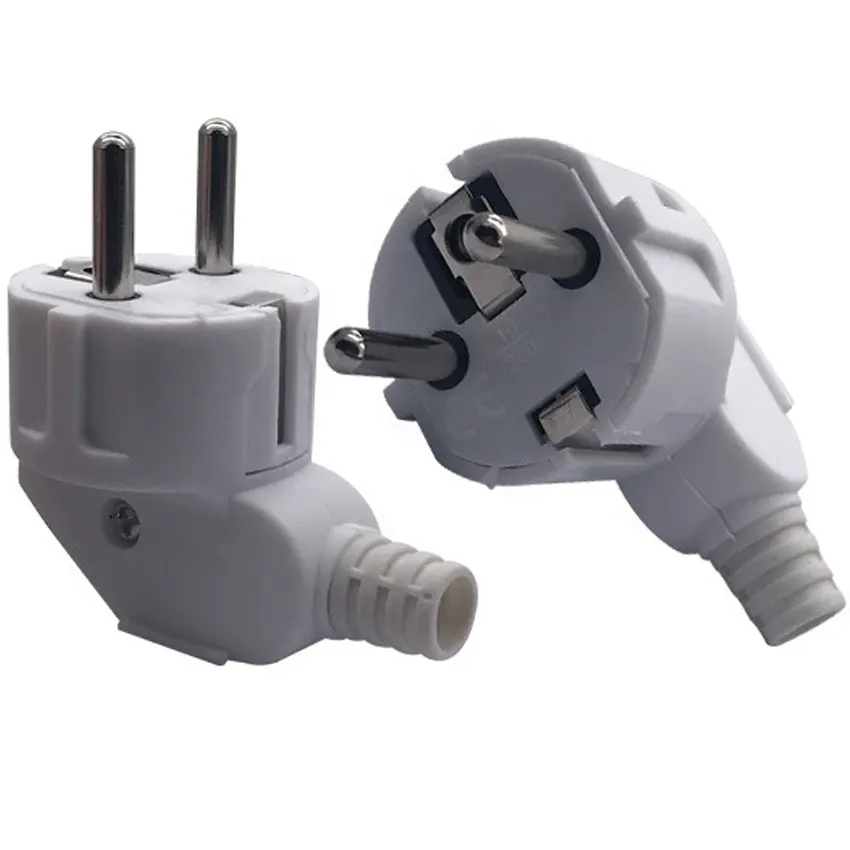 Wholesale 2Pins 16A 250V EU Standard Type C Rewireable Schuko Power Plug