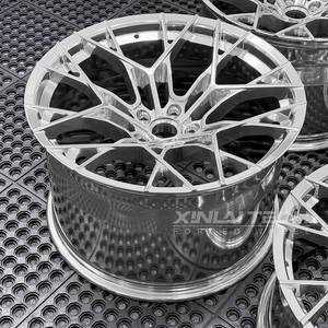 Jantes en alliage forgé chromées XL Racing Car 5x112 5x120 5x114.3 17 18 <span class=keywords><strong>19</strong></span> 20 21 22 23 24 pouces pour BMW Mercedes Porsche Tesla Audi - Product Image 5