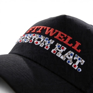 Gorra de Béisbol Personalizada de 5 Paneles con Bordado y Logotipo de Pedrería para Marca de Moda OEM - Product Image 3