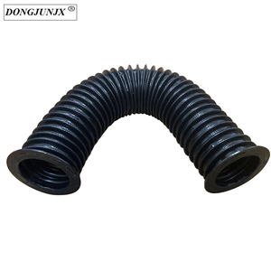 Couvercle de vérin <span class=keywords><strong>hydraulique</strong></span> <span class=keywords><strong>flexible</strong></span>, <span class=keywords><strong>protection</strong></span> contre la poussière, l'eau, l'huile, circulaire, soufflet rond avec bride en PVC - Product Image 3