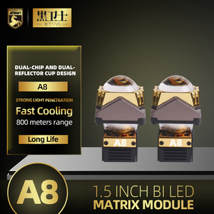 Promotion : Lentille de projecteur Bi-LED 45W, température de couleur blanche 6000K, module automobile 1,5 pouce, feux de croisement et de route, éclairage de véhicule 12V - Product Image 1