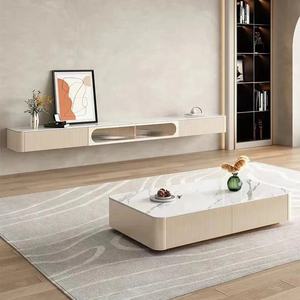 Mobile <span class=keywords><strong>TV</strong></span> di Lusso Moderno per Soggiorno, Nuovo Design con <span class=keywords><strong>Base</strong></span> in <span class=keywords><strong>Legno</strong></span> e Armadietti <span class=keywords><strong>TV</strong></span> di Alta Qualità - Product Image 3