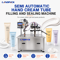 Machine de remplissage de tubes pour pommades cosmétiques, gels, lotions au chocolat, dentifrices, crèmes hydratantes pour le visage et les mains
