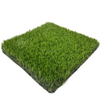 Hanwei rumput buatan pemandangan kualitas tinggi, rumput buatan untuk taman dalam/luar ruangan