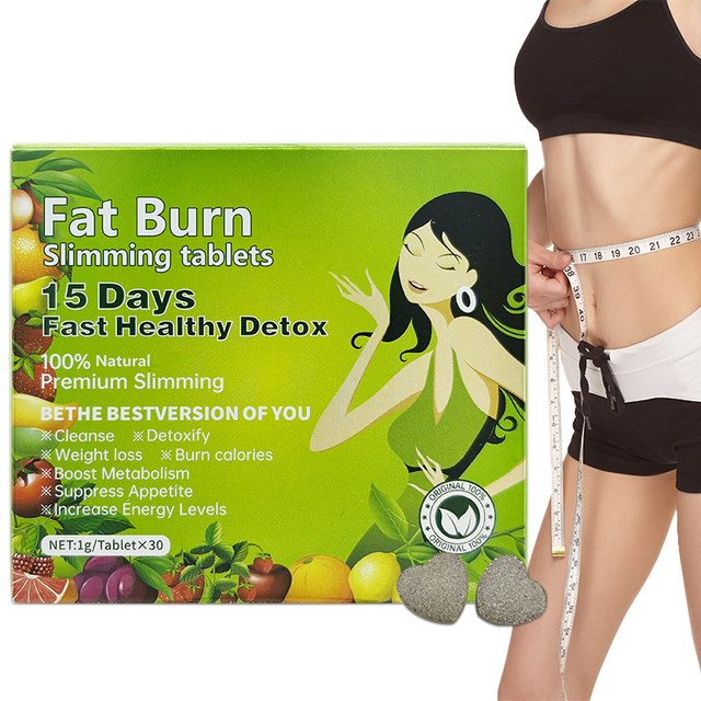 Private Label Natural Detox Supplements Appetite Suppressant Vegan Slimming Fat Burner Tablets