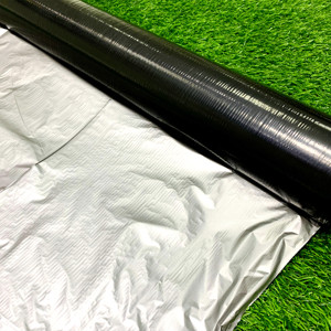 Rouleaux de paillis en plastique PE pour légumes Film de <span class=keywords><strong>paillage</strong></span> en plastique agricole noir argenté - Product Image 6