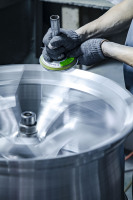 Nouvelle jante PengQi en alliage d'aluminium forgé à cinq branches, design dynamique, noir mat brossé doré gravé, ajustement universel, garantie 3 ans