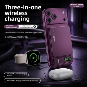 Batterie externe magnétique sans fil ultra-fine TFT, <span class=keywords><strong>chargeur</strong></span> portable sûr, charge rapide, mini powerbank 20W - Product Image 3