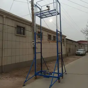 electric scaffold lift platform mobile electric lifting scaffolding with remote control for work high above the ground