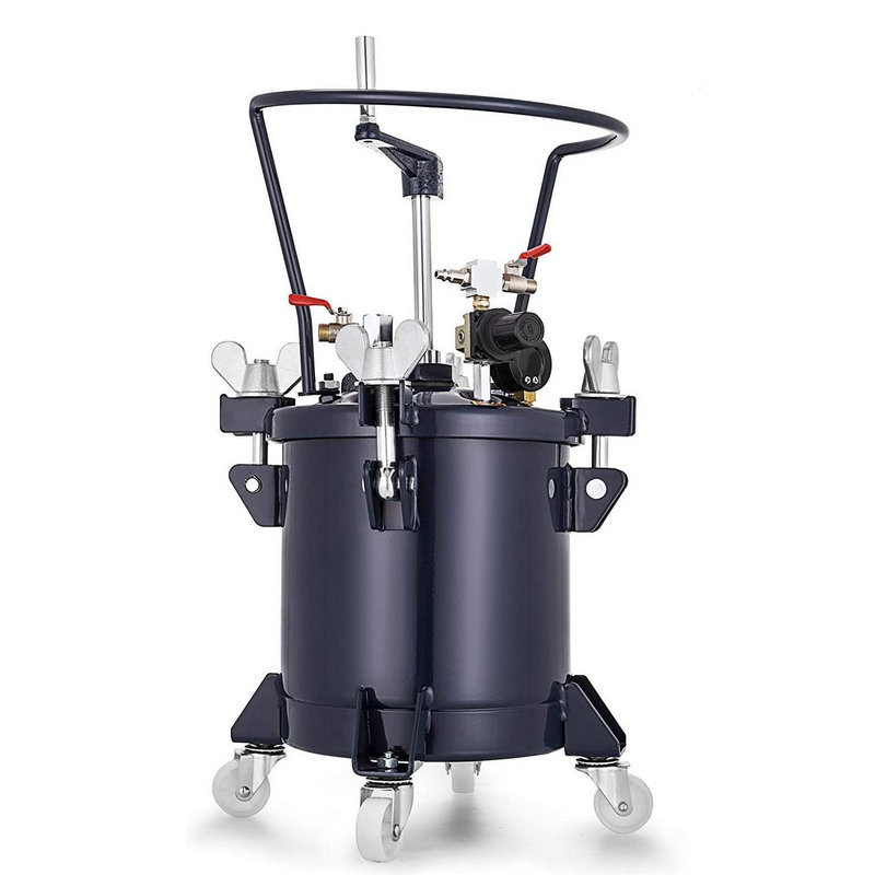 10 Liter Pressure Pot Paint Tank with Regulator Pressure Gauge