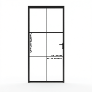 ประตูบานเลื่อนภายในอลูมิเนียมกระจก ESG รุ่น Ruoqginonsofriqc ขนาด 32.7x79.3 นิ้ว แบบแมนนวล ดีไซน์มินิมอล พร้อมฉนวนกันเสียง - Product Image 1