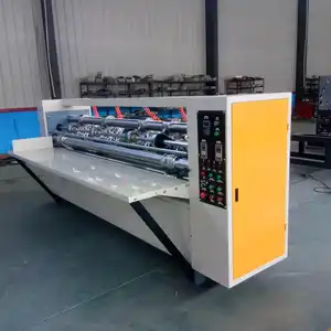 HY-BFY corrugated cardboard rotary thin blade slitter creaser machine to make cardboard box for corrugated board