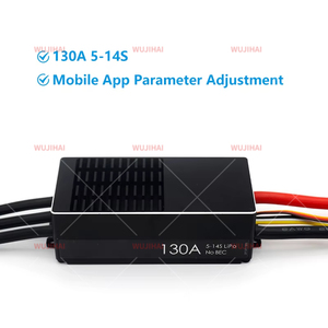 Controlador de Velocidad Programable de Alto Voltaje Avanzado de 130A 5-14S para Drones de Ala Fija, Monitoreo Agrícola y Cartografía - Product Image 5