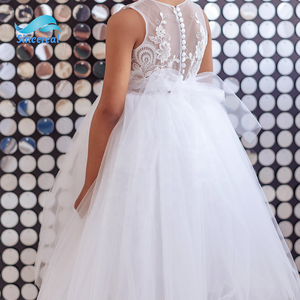 Bambini Del Merletto di Tulle Da Sposa da Sera di cerimonia nuziale Della Ragazza di Fiore Del Modello Del Vestito Da <span class=keywords><strong>Damigella</strong></span> D'onore della principessa Abiti - Product Image 6