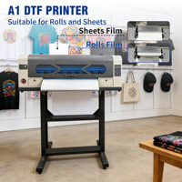 Impresora DTF de 60 cm para Camisetas, con Cabezales XP600/I1600/I3200, Automática, Multicolor, con Tinta DTF