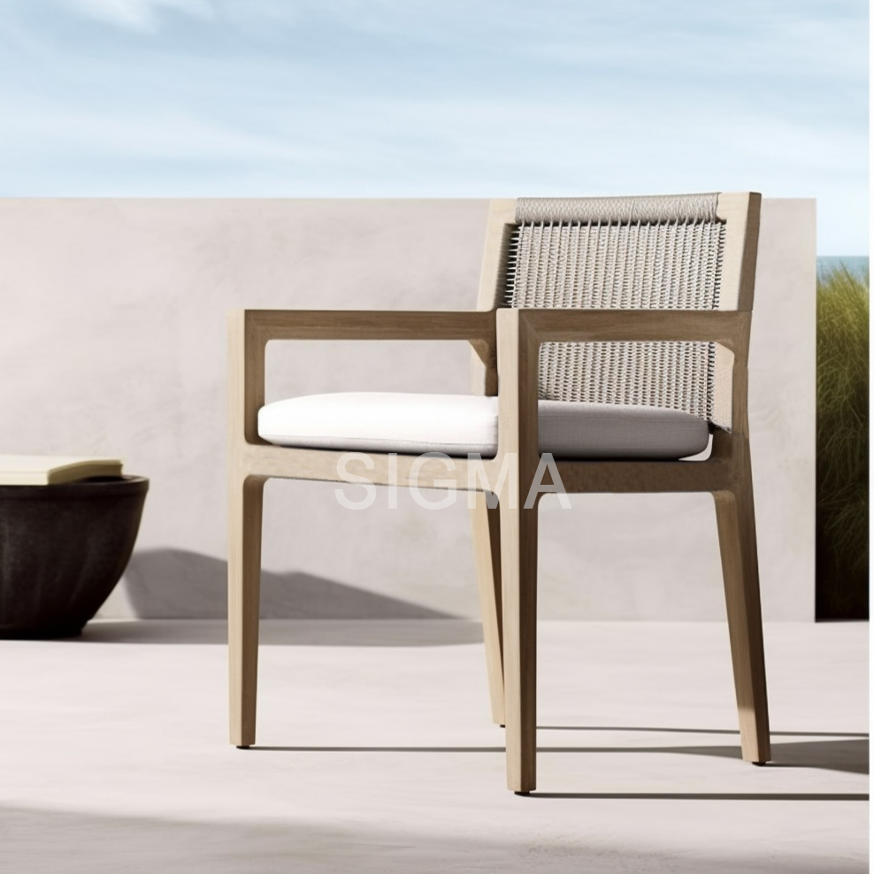 Outdoor Garden Furniture Patio Furniture Teak Dining Table With Chairs Set Modern Home Furniture Dining Room Sets