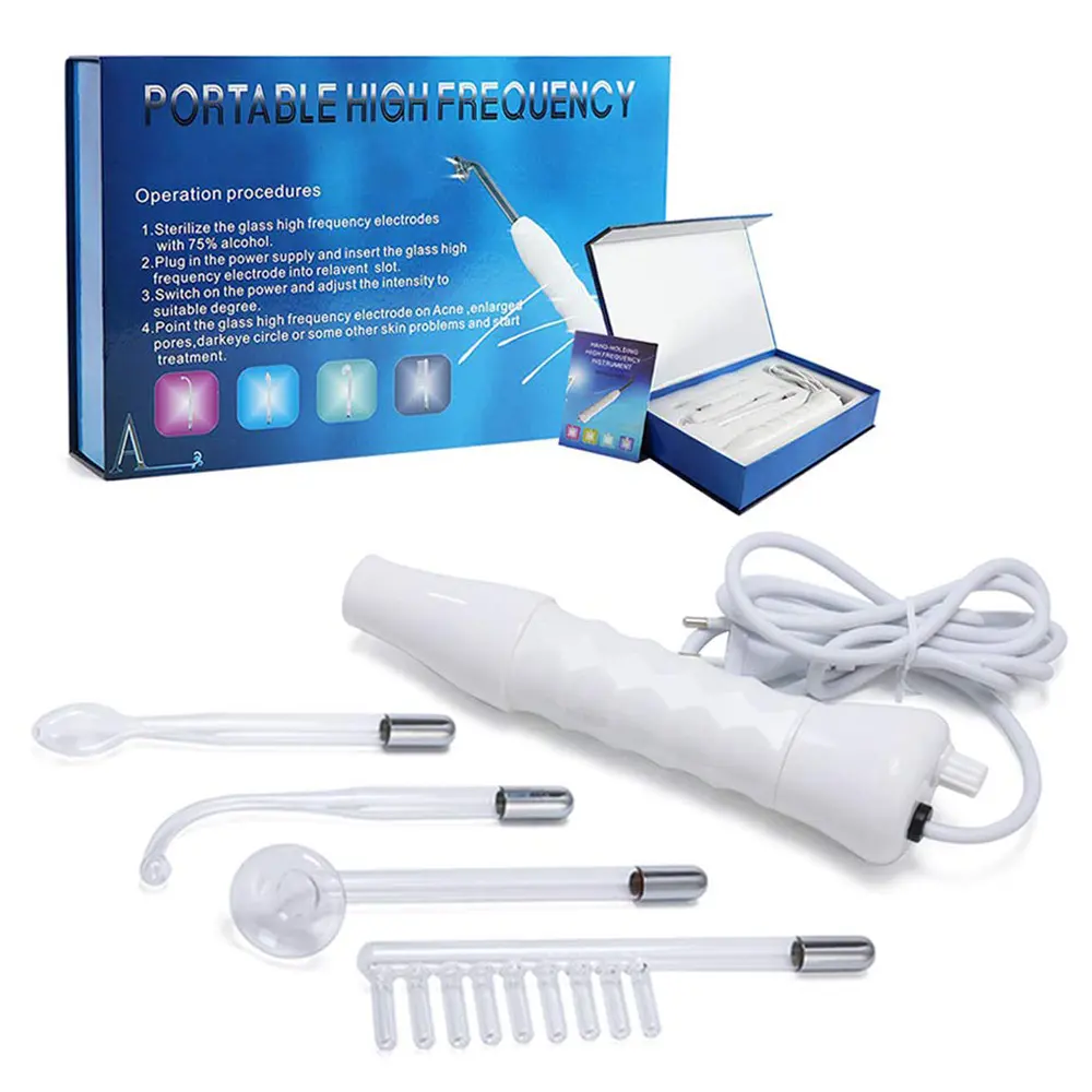 Baguette de thérapie faciale, équipement Portable haute fréquence à Ozone, pour usage domestique