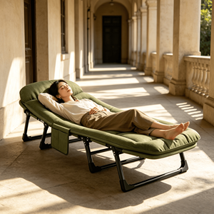 Lit de camp pliant moderne, compact et ultraléger en acier pour la randonnée, le camping, <span class=keywords><strong>les</strong></span> situations d'urgence et <span class=keywords><strong>les</strong></span> chambres d'hôtes - Product Image 6
