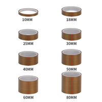 Premium Hochtemperaturbeständiges Antihaft-0,3mm X 10mm PTFE-Glasfaserband Klebeband für Elektronik & Kabelschutz