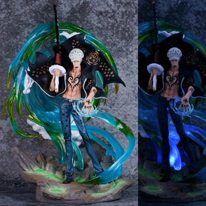 Nouveau japonais Anime 43cm GK Trafalgar <span class=keywords><strong>D</strong></span> loi sur l'eau PVC figurine modèle léger jouet et <span class=keywords><strong>d</strong></span>écoration cadeau de la série One Pieces - Product Image 3