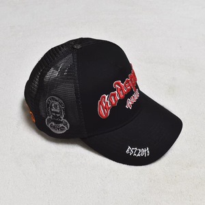 Gorra Trucker Deportiva Personalizada al por Mayor con Malla Trasera, Sarga de Algodón, Bordado Multicolor, Cierre Ajustable, para Ciclismo, Hombres y Mujeres, Deportes de Invierno - Product Image 3
