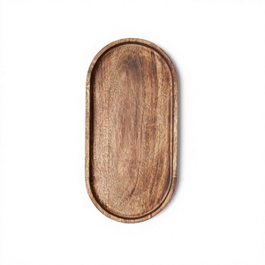 Breakfast Serving <b>Tray</b> <b>Large</b> Rectangular Shape Polished Finish Mango Wooden <b>Tray</b> Commercial Use Decorative Portable Eco Friendly - Product Image 2