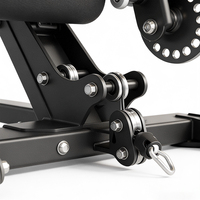 Banc de musculation réglable de nouvelle conception avec extension intégrée pour les jambes, idéal pour l'entraînement intensif des membres inférieurs