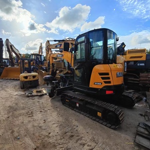 Mini-excavatrice d'occasion de 3,5 tonnes, excavatrice hydraulique compacte à queue zéro pour la construction, l'agriculture, l'aménagement paysager, type SY35U, best-seller - Product Image 4