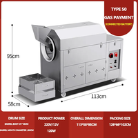 Machine de torréfaction haut de gamme pour arachides, sable et café, capacité 30 kg/heure, machine à torréfier le sésame