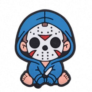 Venta al por mayor de PVC suave estilo de Halloween calavera extraña dibujos animados zapato encantos para zuecos sandalias - Product Image 6