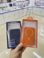 Étui de téléphone magnétique de haute qualité pour iPhone 16 Pro Max 17 Air Plus 15 14 13 12 11 Coque arrière en TPU acrylique avec emballage de vente au détail