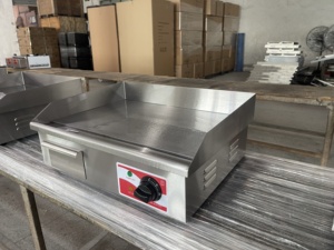 Plancha Eléctrica Comercial OUTE, Duradera, de Superficie Plana, con Temperatura Ajustable, para Bares de Snacks, Cocinas de Comida Rápida - Product Image 4