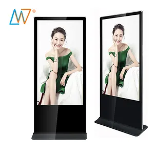 wifi free commercial touch monitor floor stand fashion tv advertising signage lcd screen 65 inch