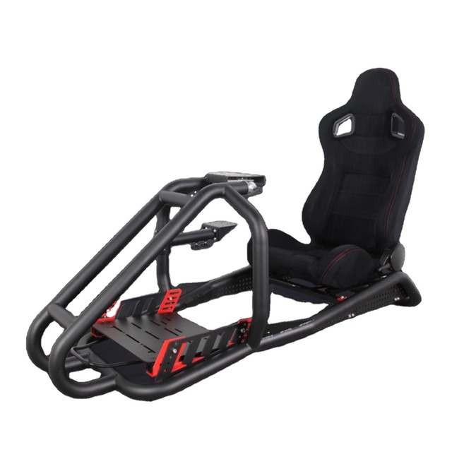 Professional Car Driving Racing Simulator Cockpit Seat Gaming Chair Steering Wheel Stand