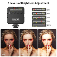Ulanzi VL49 Vlog LED Fill Light 6W Blanc 2000mAh 5500K Zoom RGB Caméra Éclairage pour TikTok Photographique Vidéo Téléphone Vlog Fill