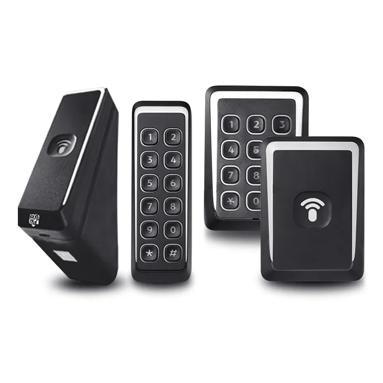 Controle remoto sem fio bluetooth 13.56 mhz rfid, leitor de controle de acesso para cartão nfc