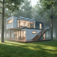 Maison conteneur moderne facile à transporter et à démonter rapidement pour l'hébergement domestique, villa Ray-Zen