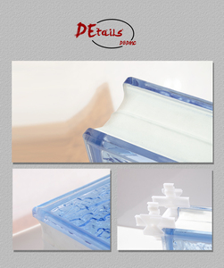 Briques <span class=keywords><strong>de</strong></span> <span class=keywords><strong>verre</strong></span> creuses colorées en gros pour l'<span class=keywords><strong>isolation</strong></span> acoustique et <span class=keywords><strong>thermique</strong></span> des murs extérieurs et des façades <span class=keywords><strong>de</strong></span> bâtiments - Product Image 1