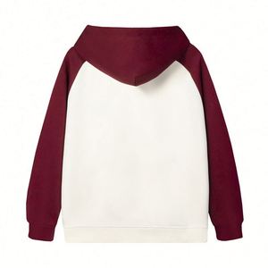 Ventes en gros de sweats à capuche, 2 pièces, 330 g/m², coton et polyester, deux couleurs, motifs imprimés, sweats à capuche bicolores personnalisés pour les équipes - Product Image 2