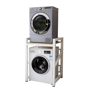Étagère de rangement pour <span class=keywords><strong>lave</strong></span>-<span class=keywords><strong>linge</strong></span> et sèche-<span class=keywords><strong>linge</strong></span>, réglable en hauteur, empilable, gain de place, <span class=keywords><strong>kit</strong></span> d'empilage, étagère en métal plus épaisse pour <span class=keywords><strong>lave</strong></span>-<span class=keywords><strong>linge</strong></span> - Product Image 1