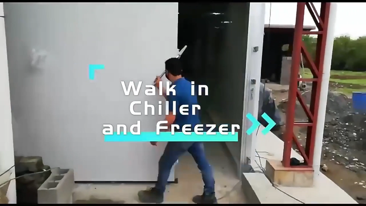 Cold Room Walk-in Freezer Walk in Cooler Doors for Chicken Easy-to-Operate  Solar Powered Blast Chiller Featuring