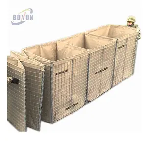 Heavy Duty Easily Assembled MIL1 2 3 4 7 8 10 19 Defensive Filled With Sand Defensive Barrier Flood Wall