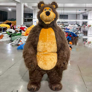 Costume Gonfiabile Gigante a Forma di <span class=keywords><strong>Orso</strong></span> per Adulti, Mascotte Indossabile per Spettacoli, Senza Batterie - Product Image 1