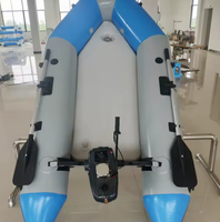 Bateau de pêche gonflable pliant, grande taille, USA