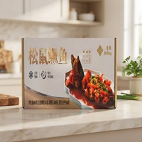 Dossiers en carton ondulé personnalisés avec logo, en matériaux recyclés, fermeture auto-adhésive, revêtement UV, gaufrage, emballage pour aliments pré-cuits