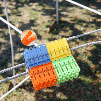 Pinces à linge en plastique colorées multi-usages blanchisserie maison organisation Clips pour salon garde-robe usage alimentaire tissu tissu matériel
