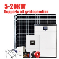 Système solaire hors réseau 5 kW 20 kW avec contrôleur MPPT pour maison, cabane, ferme, zone rurale, pompe à eau