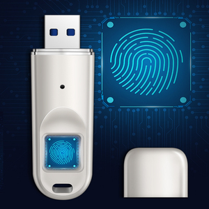 OEM in USB <span class=keywords><strong>Flash</strong></span> Drive 64GB dấu vân tay Mã hóa dữ liệu Stick fd069 - Product Image 5