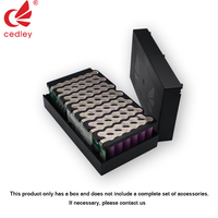Boîte de stockage vide pour batteries lithium-ion Cedley EV E-Bike E-scooter, en plastique ABS V0, 48V 13S6P